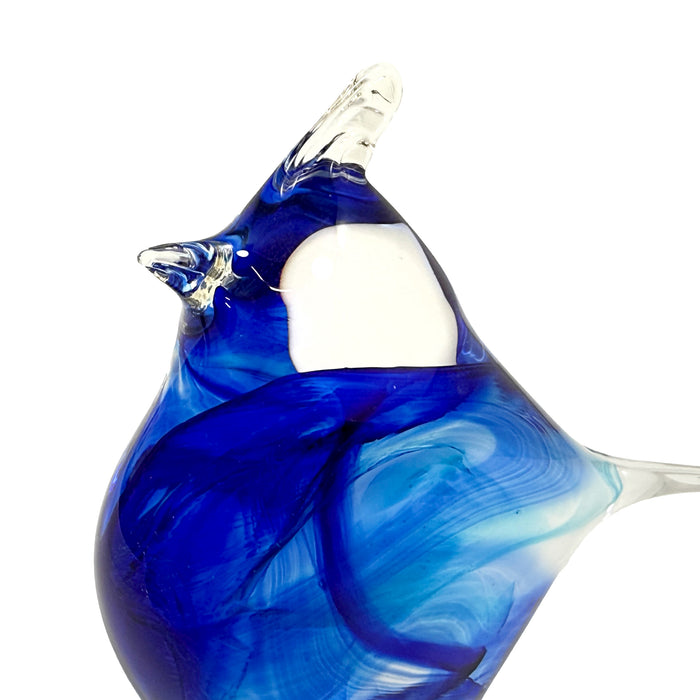 Glass Blue Jay