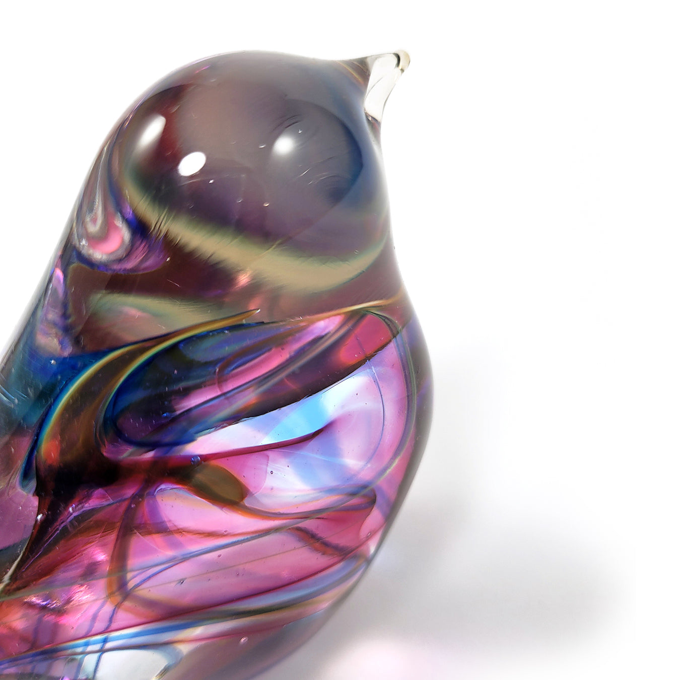 blown glass bird