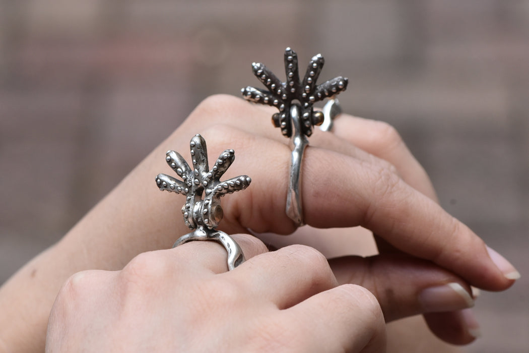 Silver Sun Ring