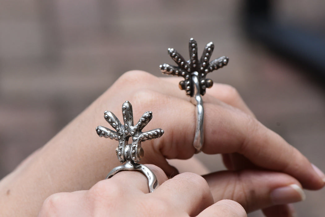 Silver Sun Ring