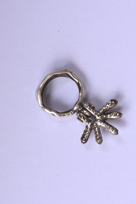 Silver Sun Ring