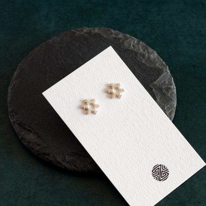 Snowflake Stud Earrings