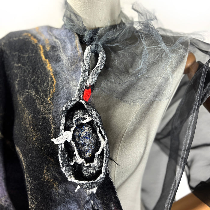 Black Swan Art Brooch