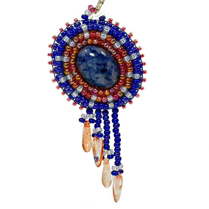 Agate Stone Beaded Earrings