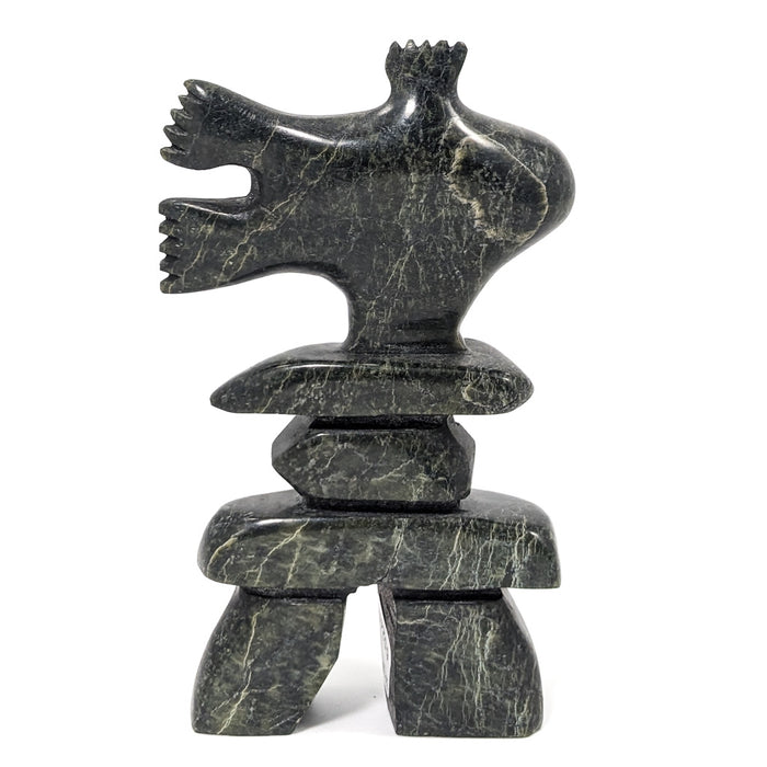 Seal on Inukshuk