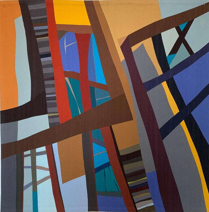 Shift #1 - Quilted Wall Hanging