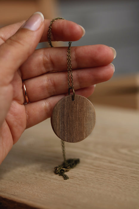 Solid Circle Necklace