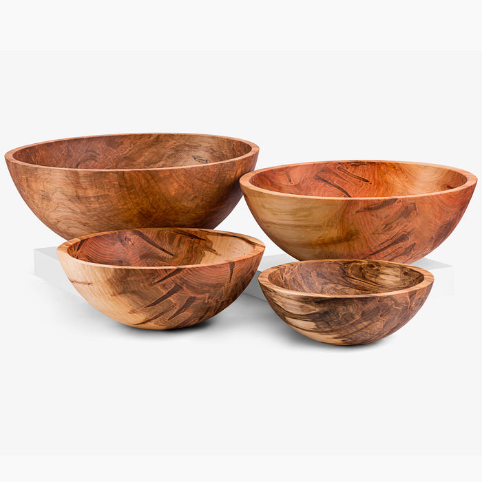 Traditional Round Maple Bowl