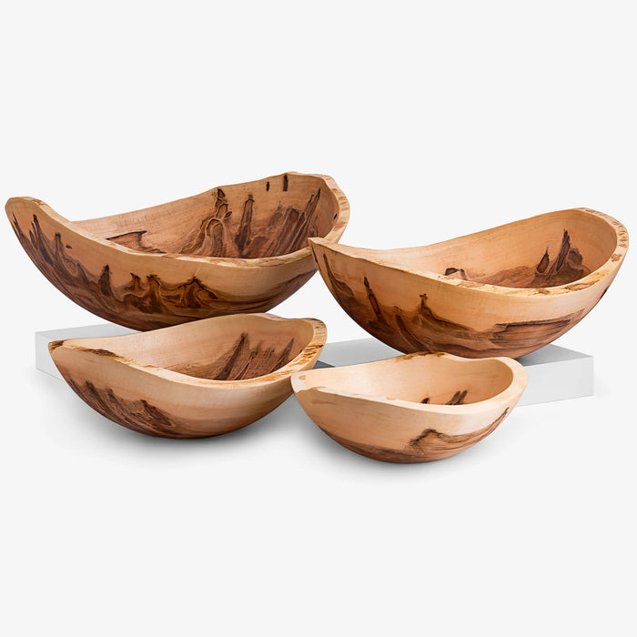 Wane Edge Maple Bowl