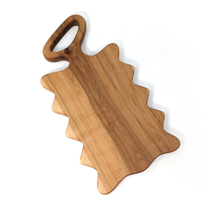 Wavy Siberian Elm Board with Handle