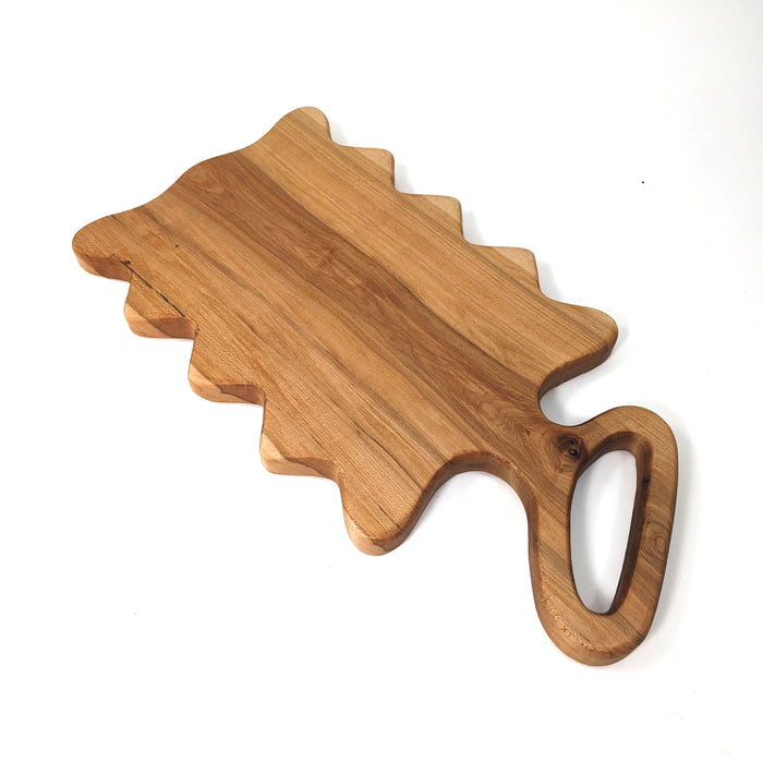 Wavy Siberian Elm Board with Handle