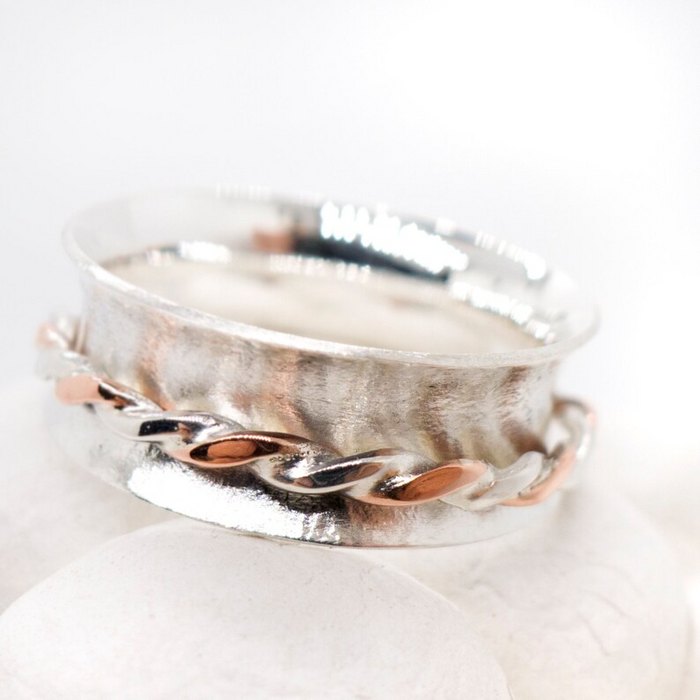 Metalsmith Spinner Ring #5