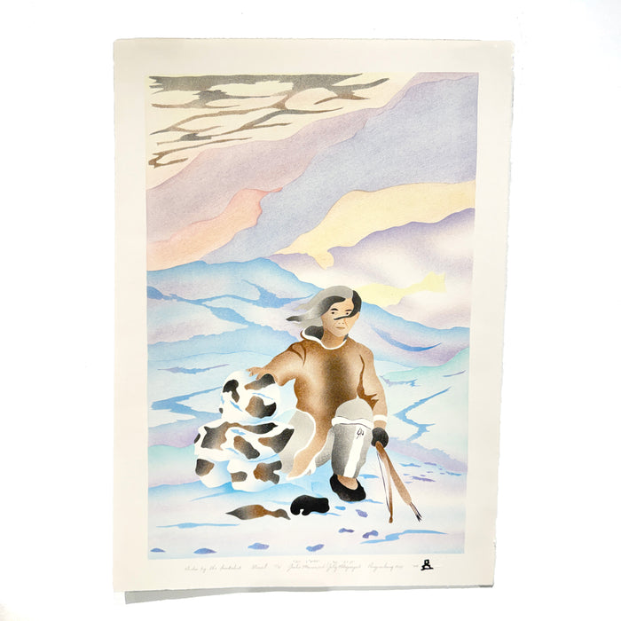 Archer by the Inukshuk Print