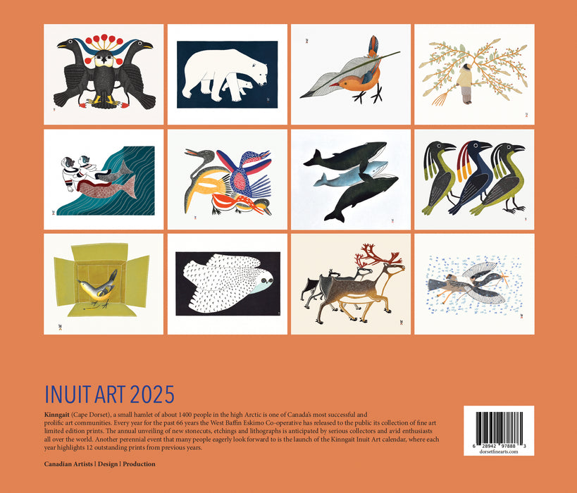 2025 Cape Dorset Inuit Art Calendar