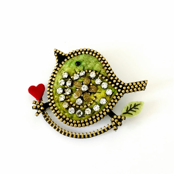 Bird on a Branch Brooch
