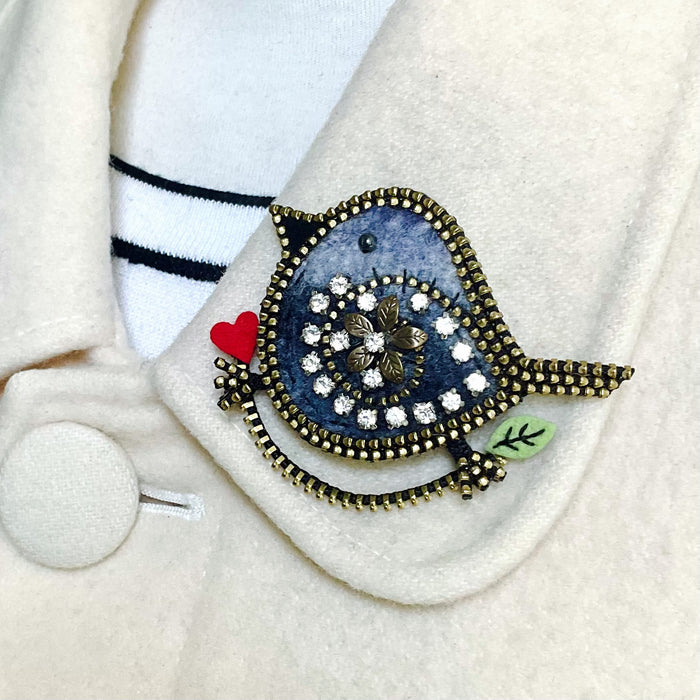 Bird on a Branch Brooch