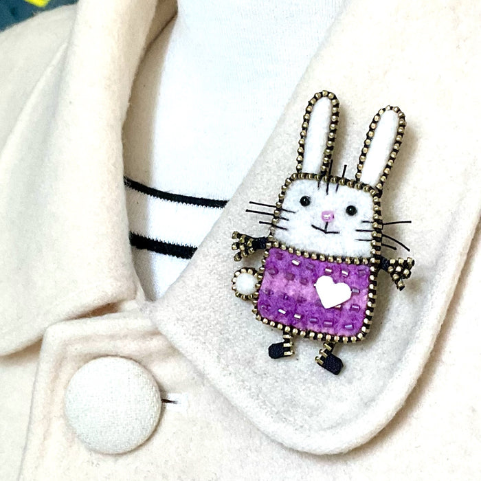 Bunny Brooch