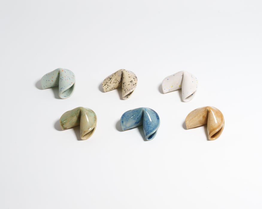 Ceramic Fortune Cookie