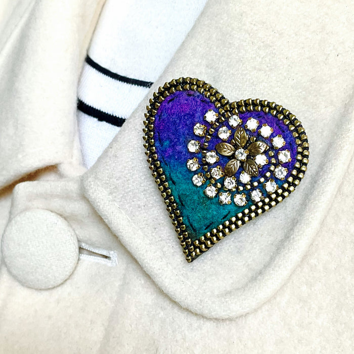 Heart Brooch