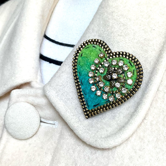 Heart Brooch