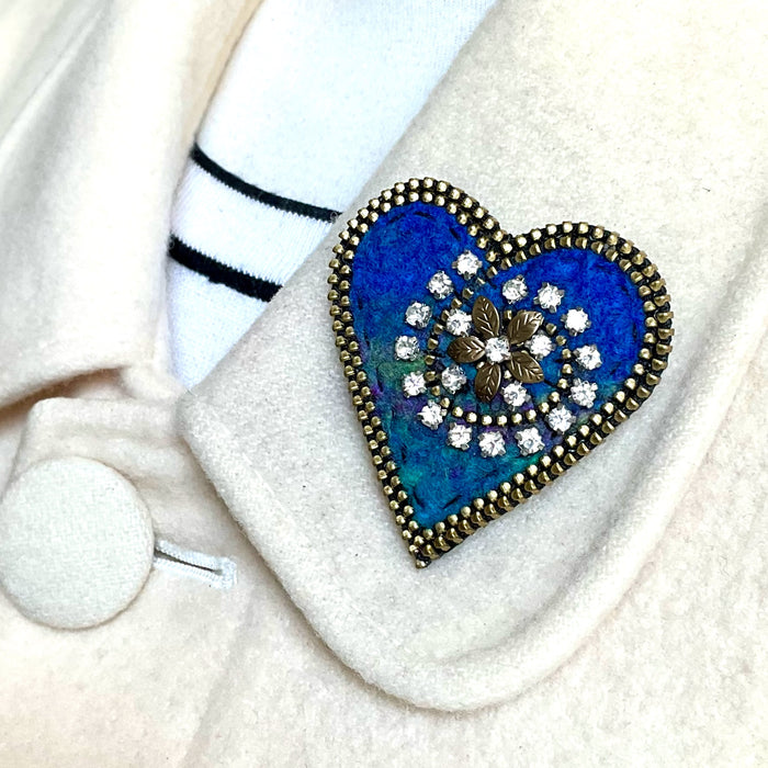 Heart Brooch