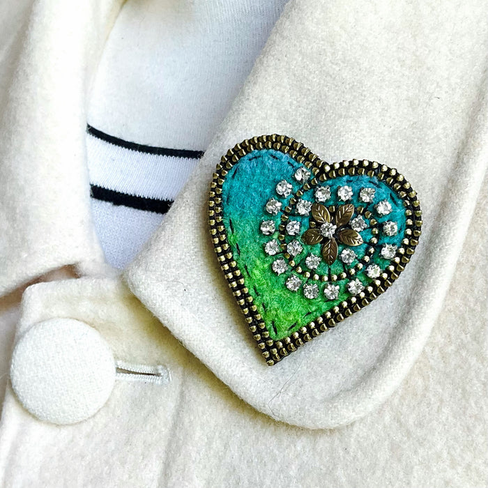 Heart Brooch