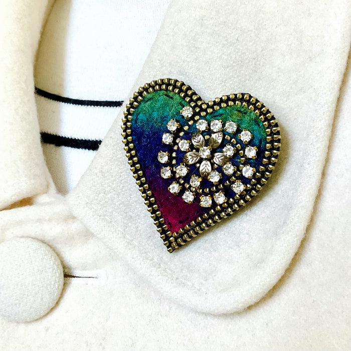 Heart Brooch