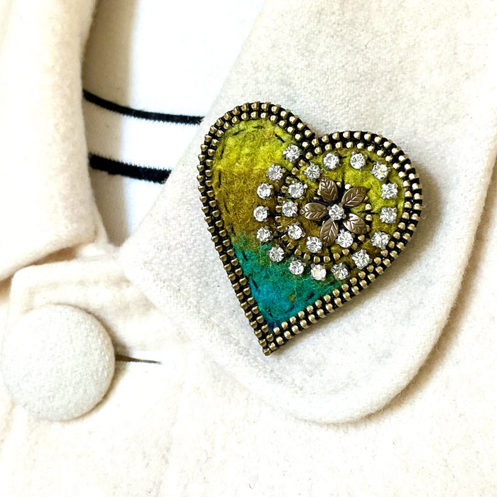 Heart Brooch