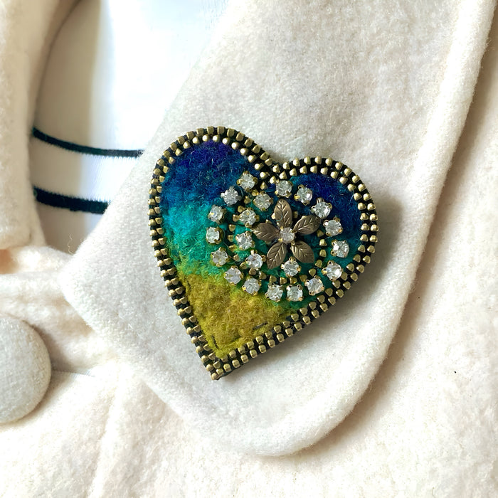 Heart Brooch
