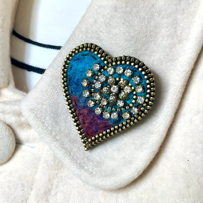 Heart Brooch