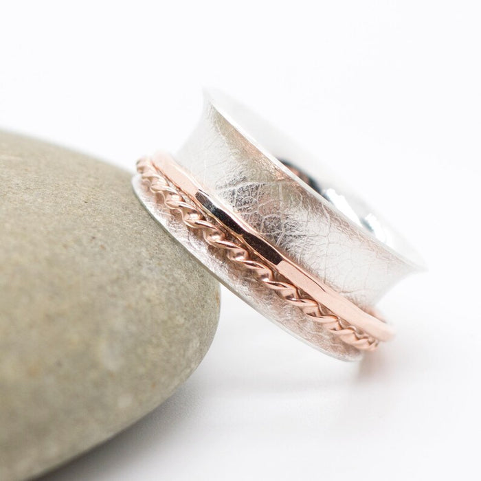 Metalsmith Spinner Ring #2