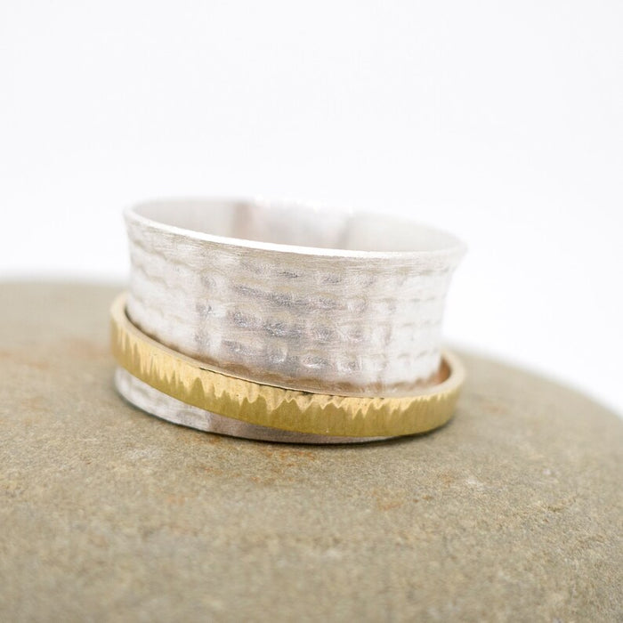 Metalsmith Spinner Ring #1