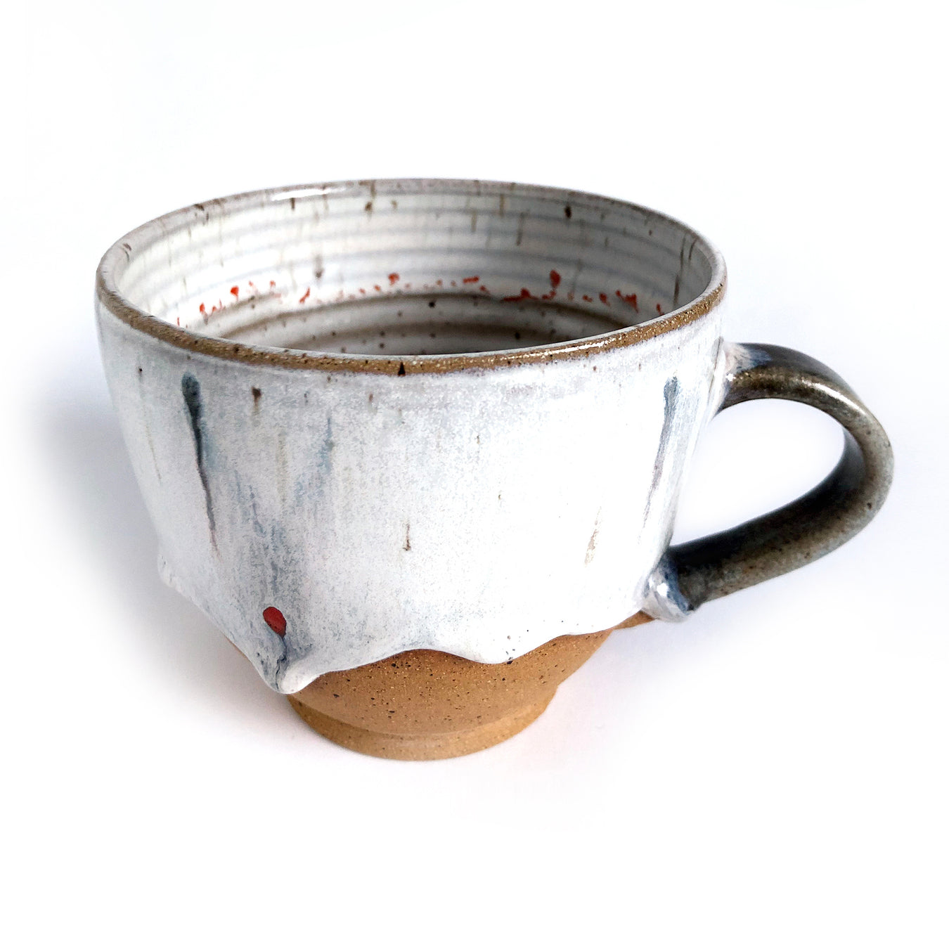 glazed ceramic mug