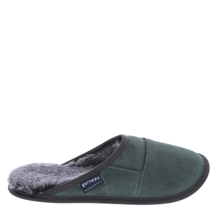 Men 350: Two-Tone Suede Mule Slippers