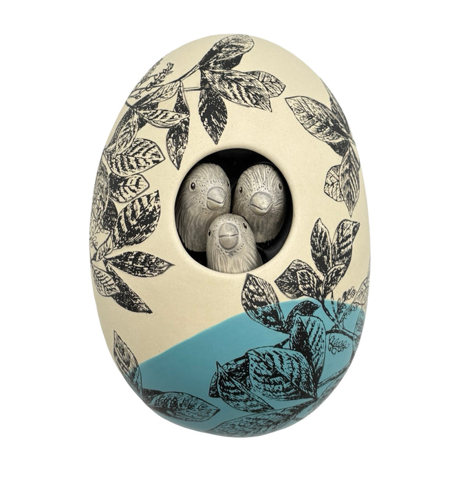 Family of Three Birds Wall Sculpture (No.617)