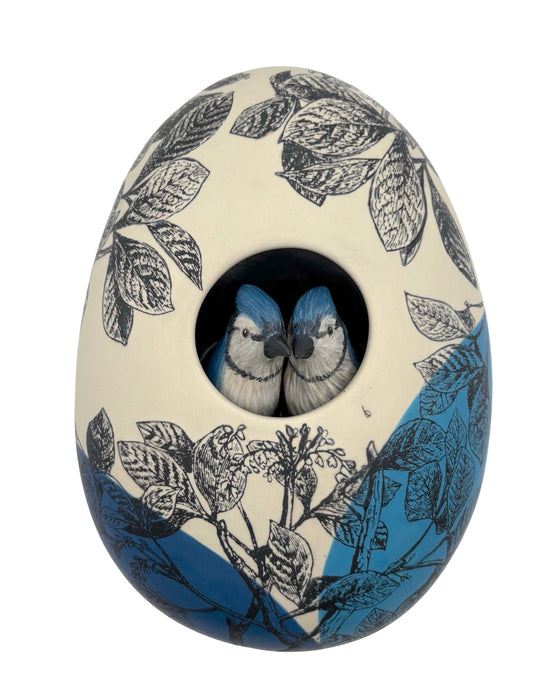 Nesting Blue Jays Wall Sculpture