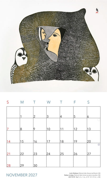 2027 Cape Dorset Inuit Art Calendar