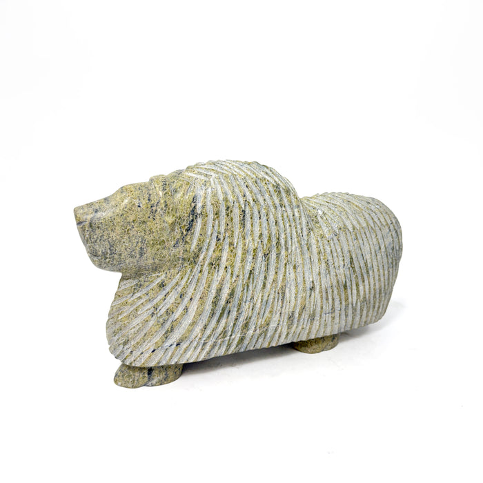 Musk Ox Carving by Pits Qimirpik