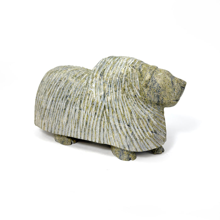 Musk Ox Carving by Pits Qimirpik