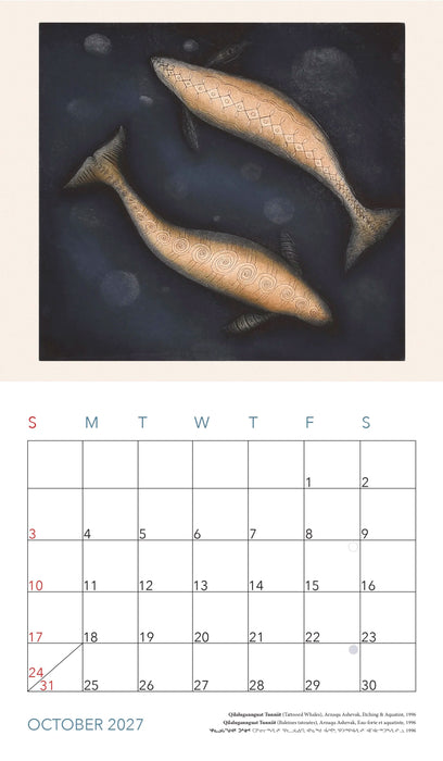 2027 Cape Dorset Inuit Art Calendar