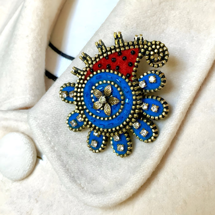 Paisley Inspired Brooch