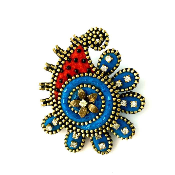 Paisley Inspired Brooch