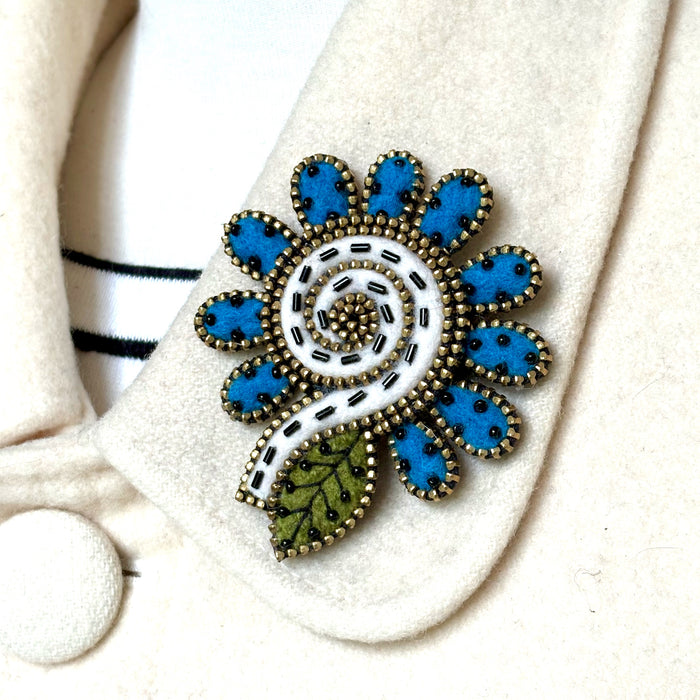 Paisley Inspired Brooch