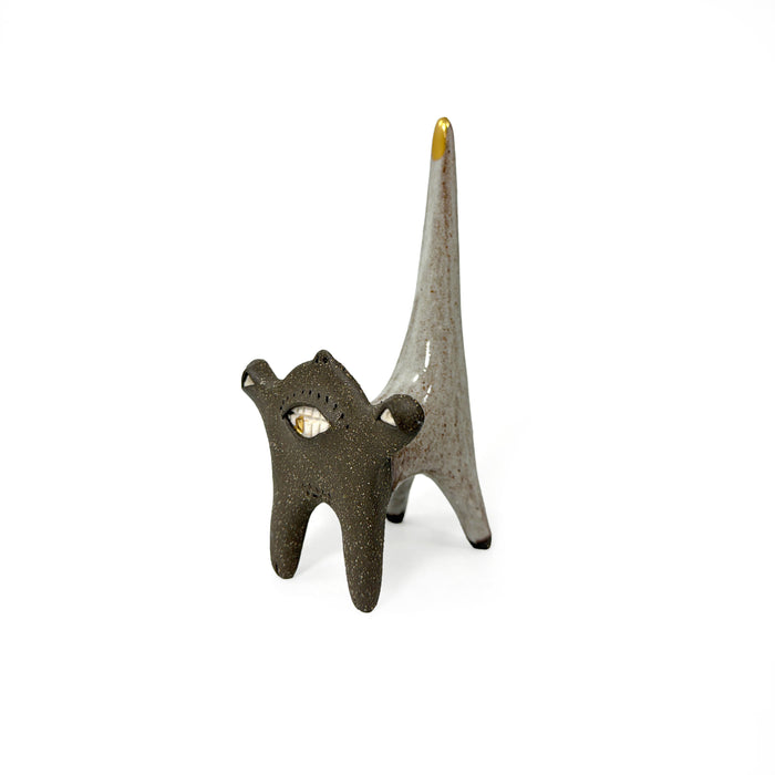 Stoneware Creature Ring Holder