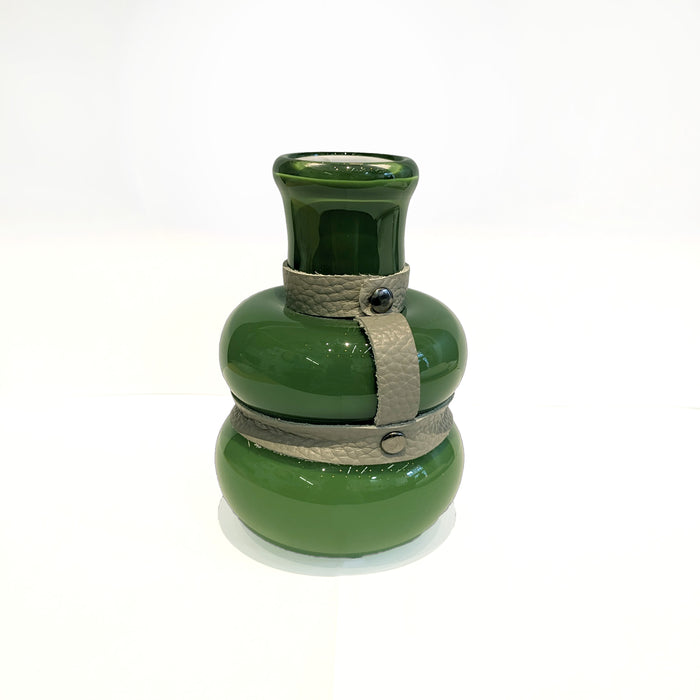 Small Glass Belted Bottle