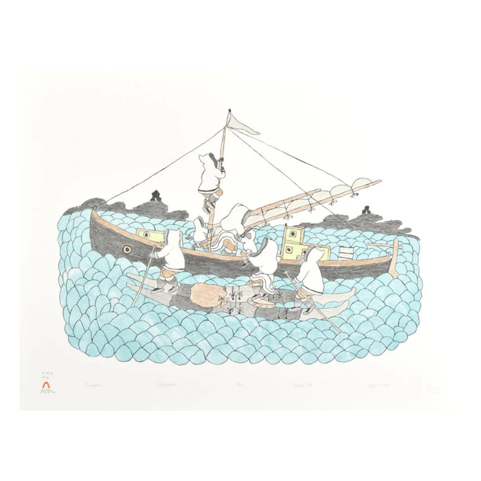Parnaktut (Loading the Boat) Print