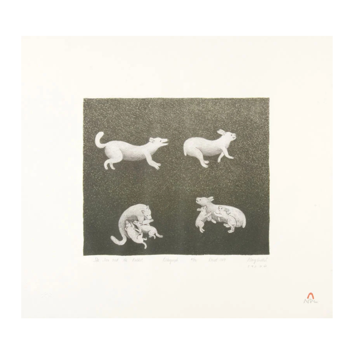 The Fox and the Rabbit Print