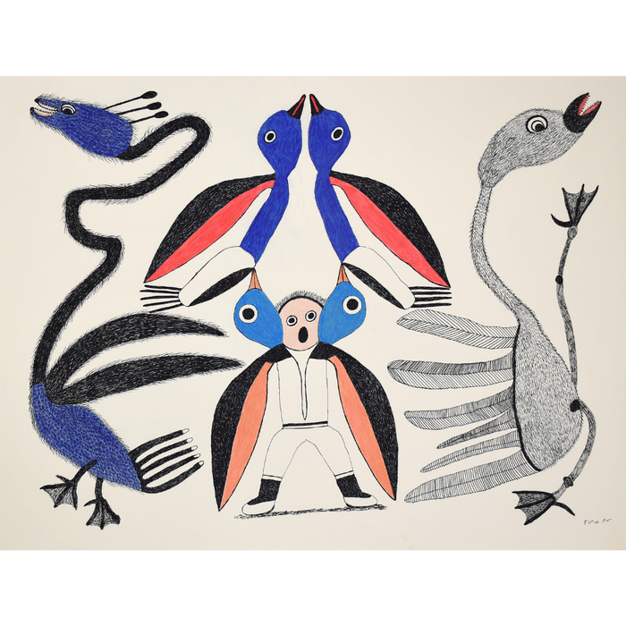 Original Drawing - Transformation Scene