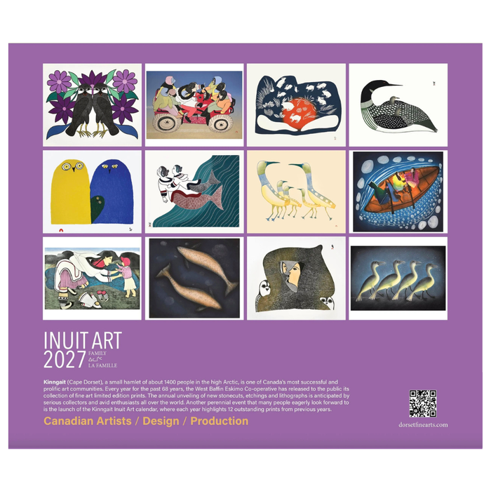2027 Cape Dorset Inuit Art Calendar