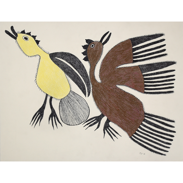 Original Drawing - Two Birds